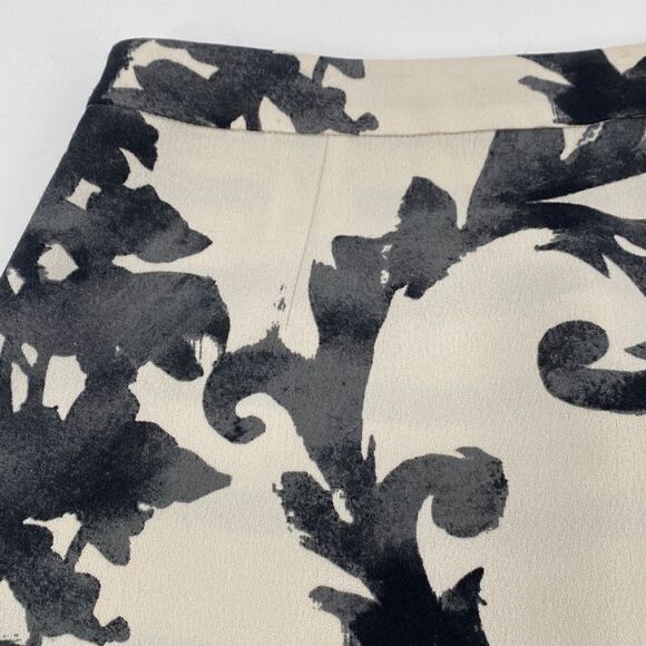Moschino Cheap & Chic Women's Floral & Striped Print Pencil Skirt Cream Black‎ 6 - Picture 9 of 15